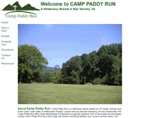 Tablet Screenshot of camppaddyrun.org